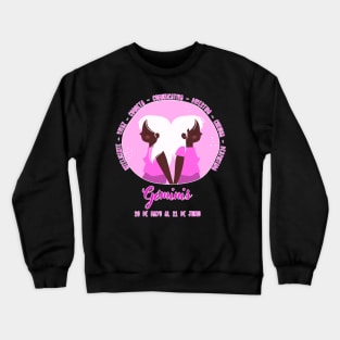 La chica Geminis Crewneck Sweatshirt